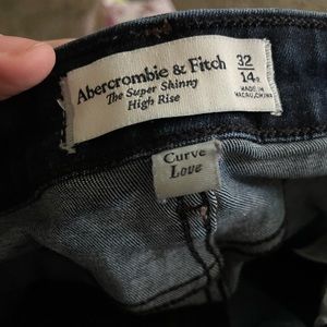 Abercrombie Curve Love High Rise Skinny Jeans